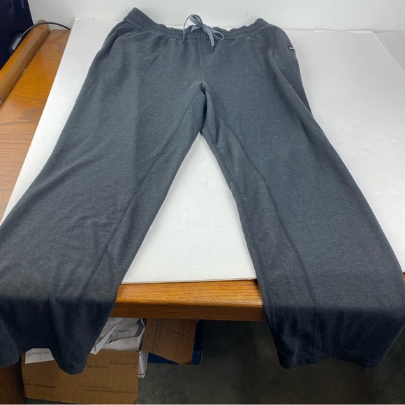 prAna Womens XXL Dark Gray Sweat Pants Leisure Athletic Drawstring - Picture 2 of 9